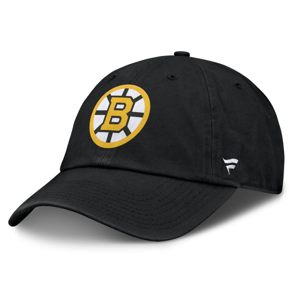 NHL Boston Bruins Fanatics Primary Logo Adjustable Hat - Black