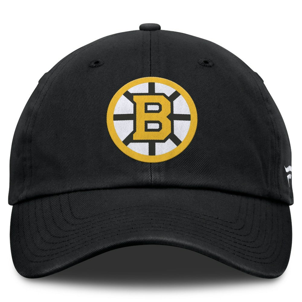 NHL Boston Bruins Fanatics Primary Logo Adjustable Hat - Black