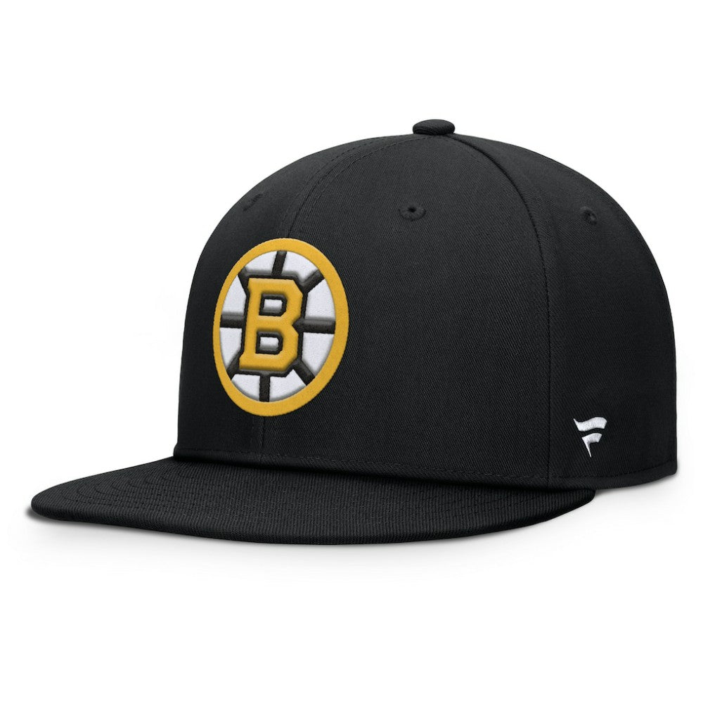 NHL Boston Bruins Fanatics Primary Logo Snapback Hat - Black