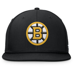 NHL Boston Bruins Fanatics Primary Logo Snapback Hat - Black