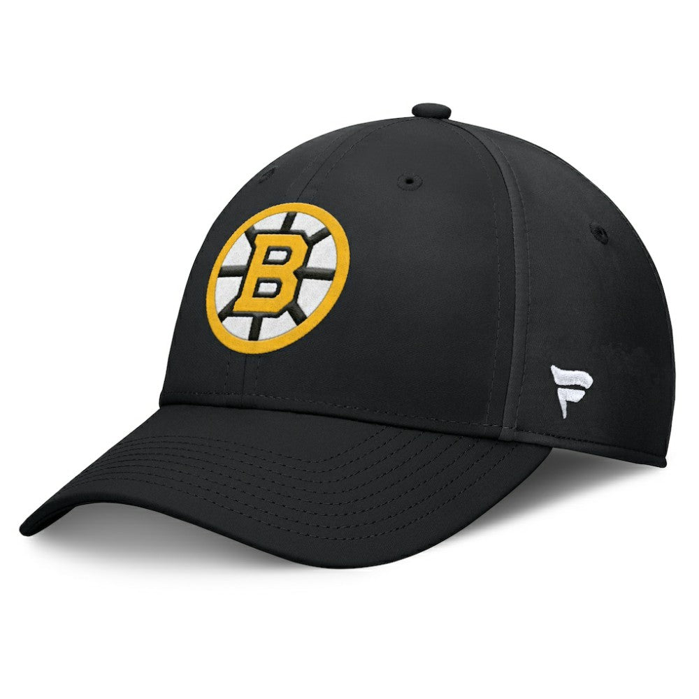 NHL Boston Bruins Fanatics Primary Logo Flex Hat - Black