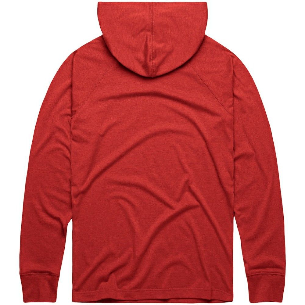 St. Louis Cardinals Homage Lightweight Raglan Tri-Blend Pullover Hoodie - Red Hoodies