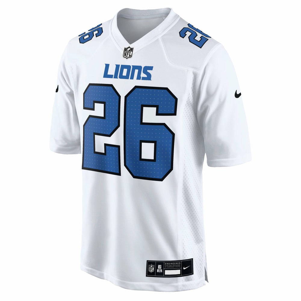 Jahmyr Gibbs Detroit Lions Tundra Fashion Game Jersey White