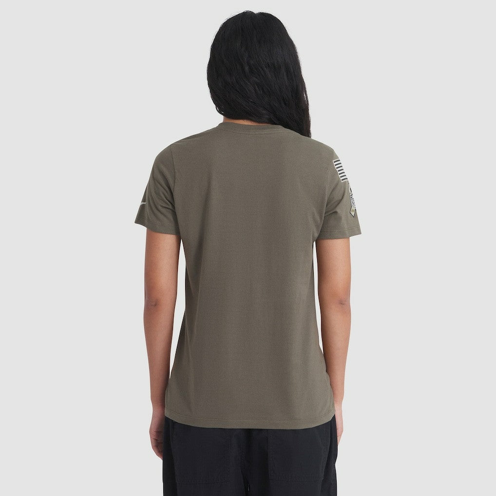 Washington Commanders Women's 2025 Salute to Service Sideline T-Shirt Olive