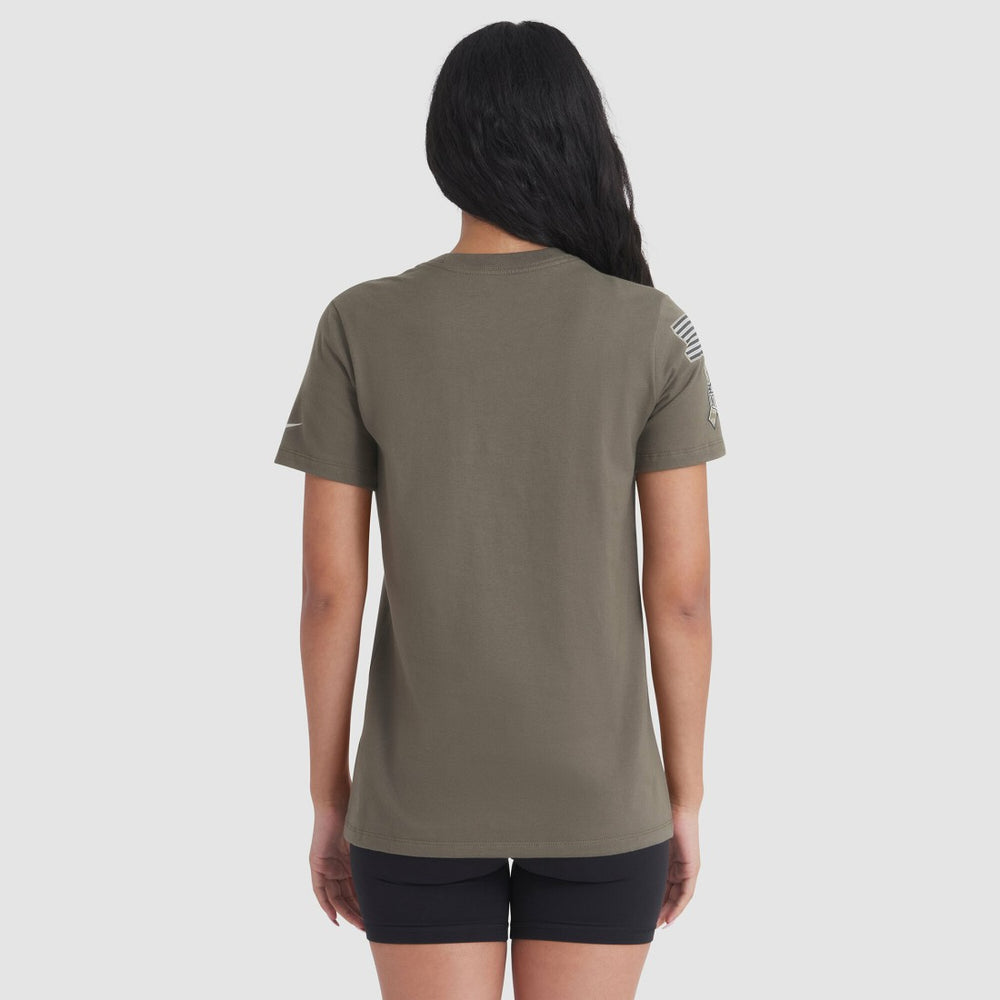 Tampa Bay Buccaneers Women's 2025 Salute to Service Sideline T-Shirt Olive