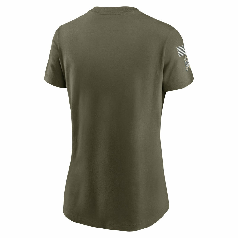 Tampa Bay Buccaneers Women's 2025 Salute to Service Sideline T-Shirt Olive