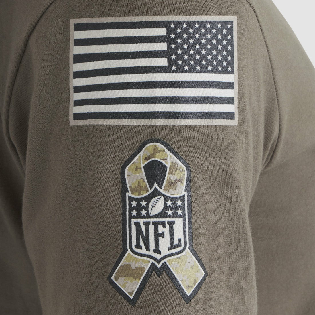 Tampa Bay Buccaneers Women's 2025 Salute to Service Sideline T-Shirt Olive