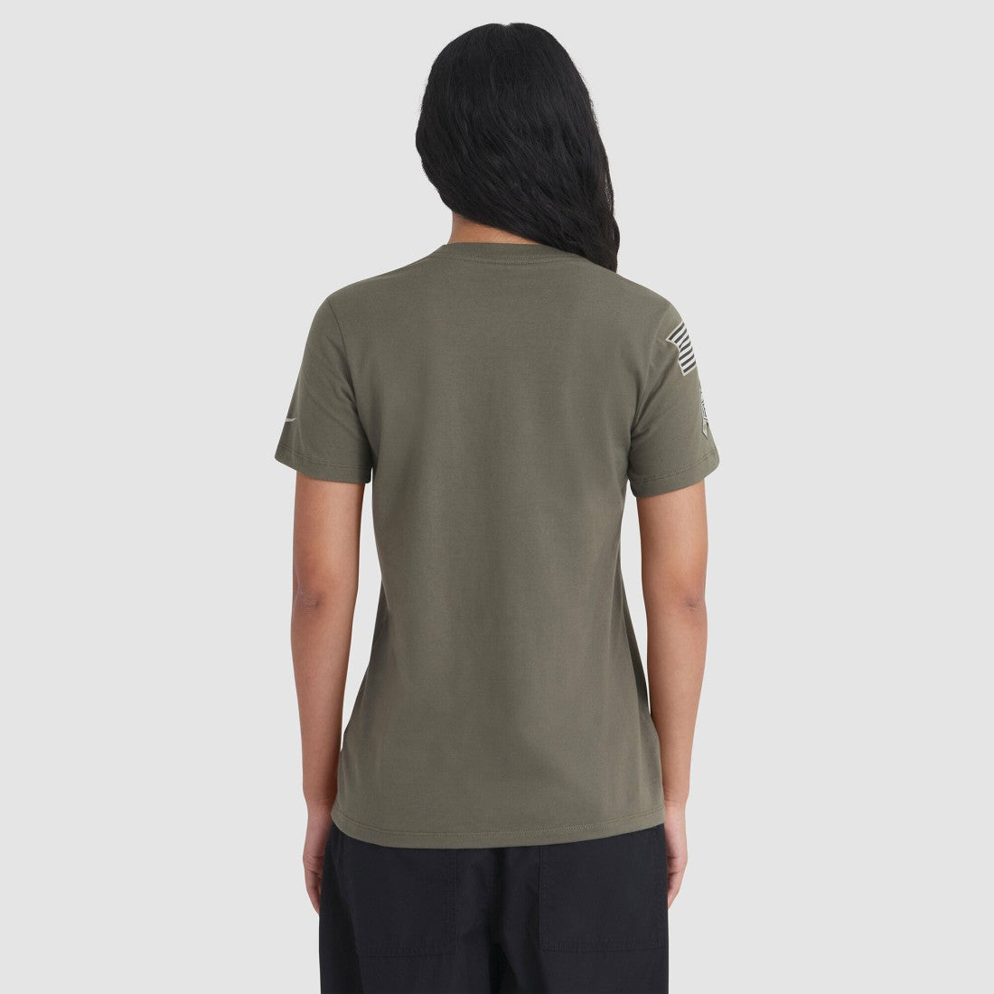 Green Bay Packers Women's 2025 Salute to Service Sideline T-Shirt Olive