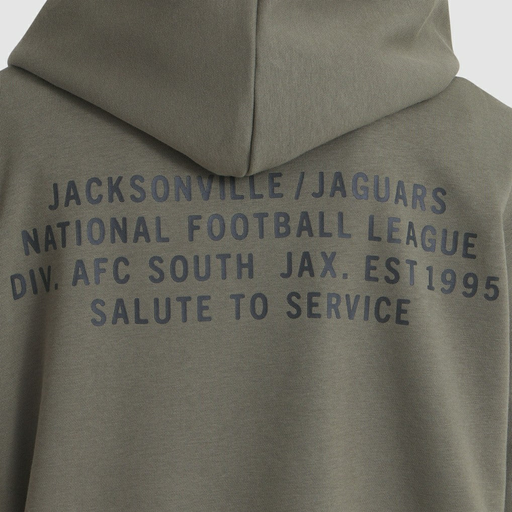 Jacksonville Jaguars Women's 2025 Salute to Service Sideline Standard Issue Dri-FIT Hoodie Olive