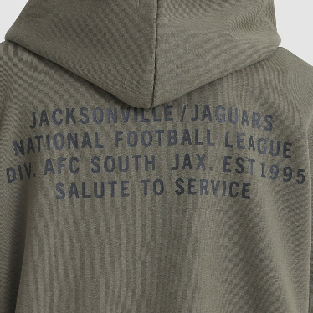 Jacksonville Jaguars Women's 2025 Salute to Service Sideline Standard Issue Dri-FIT Hoodie Olive
