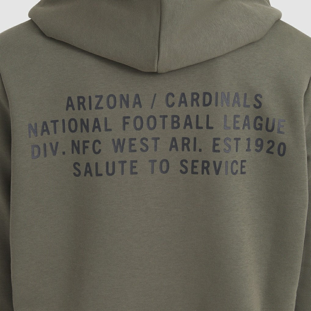 Arizona Cardinals Women's 2025 Salute to Service Sideline Standard Issue Dri-FIT Hoodie Olive