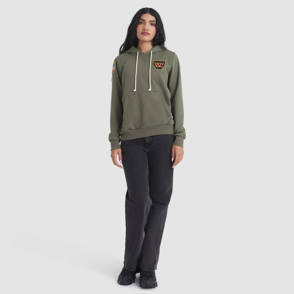 Washington Commanders Women's 2025 Salute to Service Sideline Standard Issue Dri-FIT Hoodie Olive