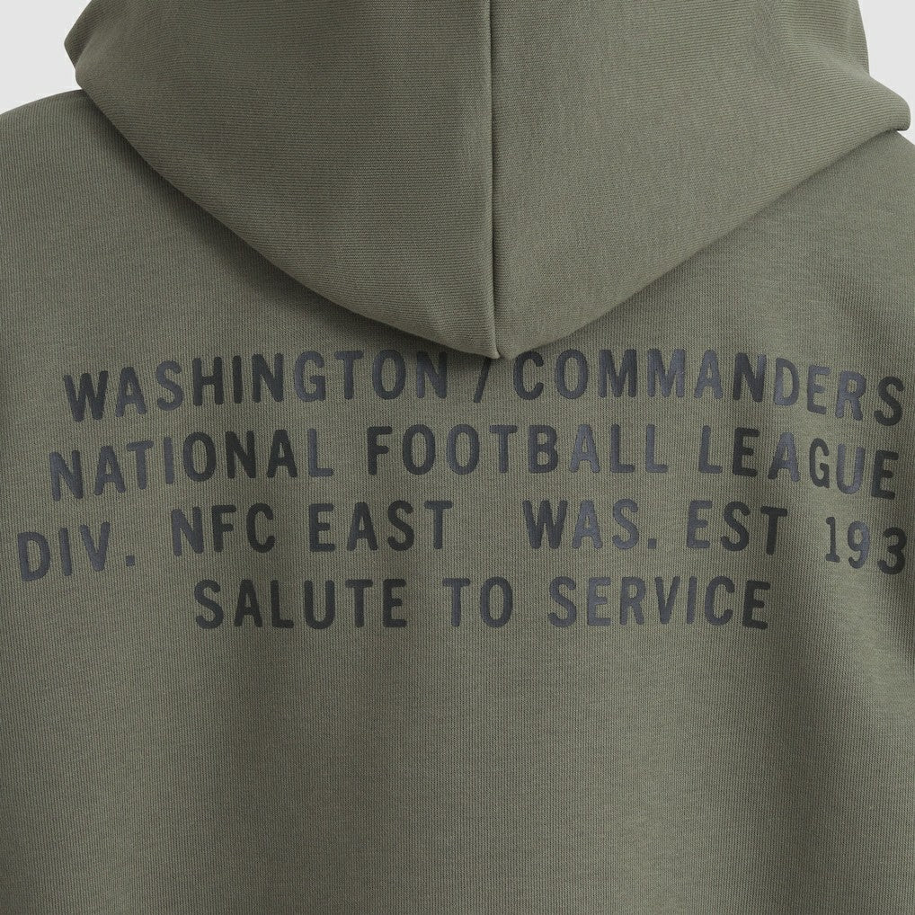 Washington Commanders Women's 2025 Salute to Service Sideline Standard Issue Dri-FIT Hoodie Olive