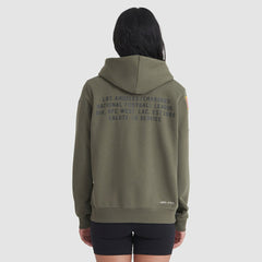 Los Angeles Chargers Women's 2025 Salute to Service Sideline Standard Issue Dri-FIT Hoodie Olive