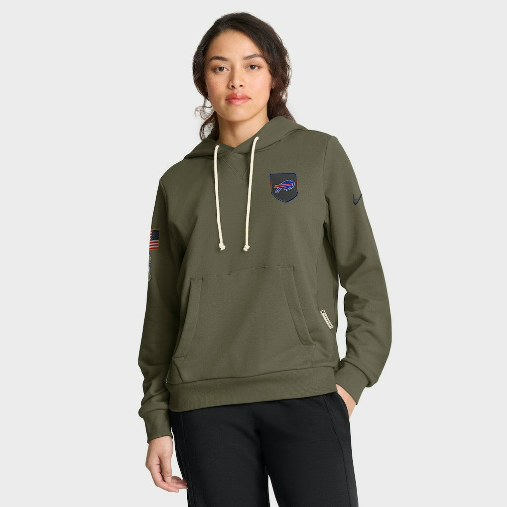 Buffalo Bills Women's 2025 Salute to Service Sideline Standard Issue Dri-FIT Hoodie Olive