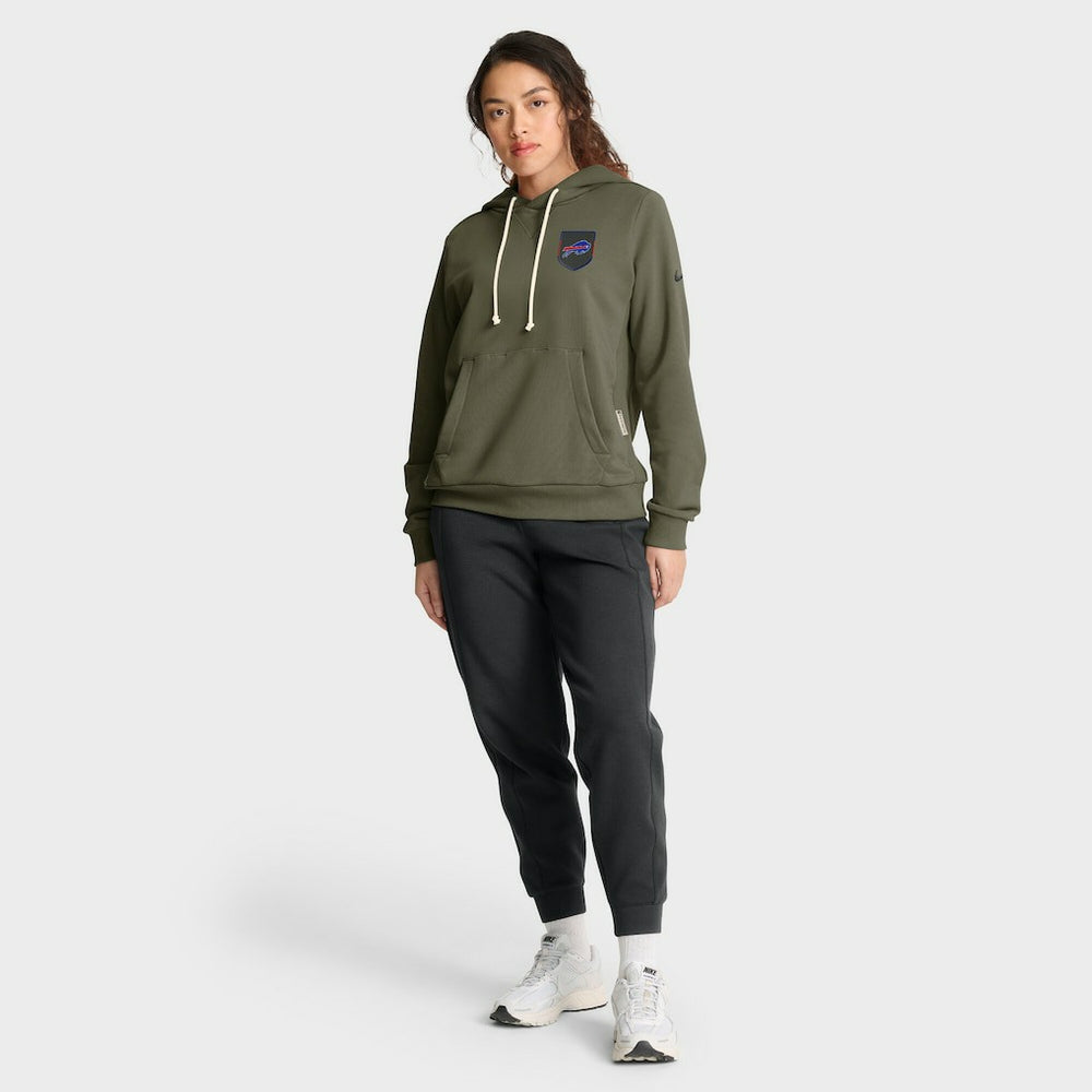 Buffalo Bills Women's 2025 Salute to Service Sideline Standard Issue Dri-FIT Hoodie Olive