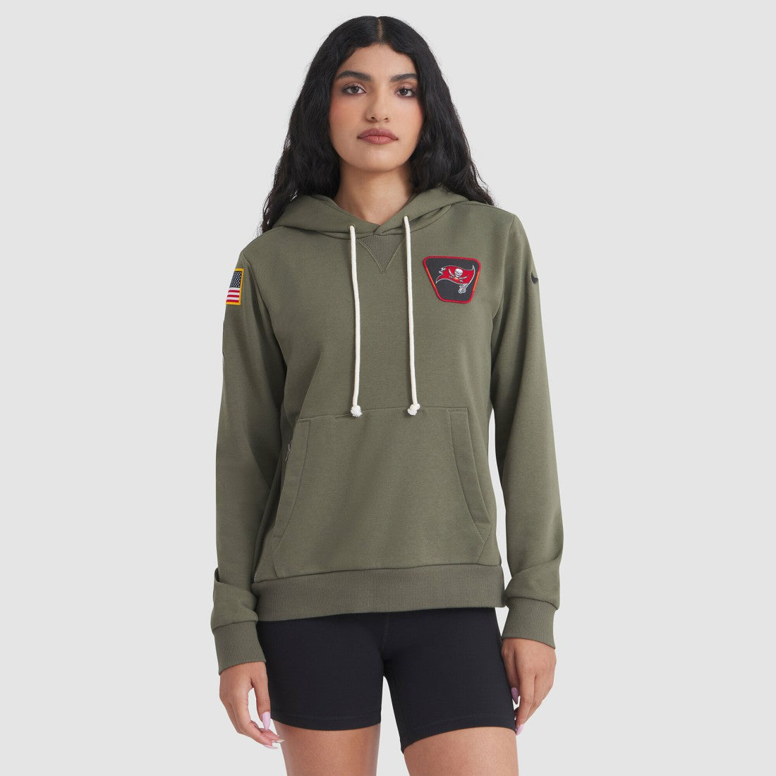 Tampa Bay Buccaneers Women's 2025 Salute to Service Sideline Standard Issue Dri-FIT Hoodie Olive