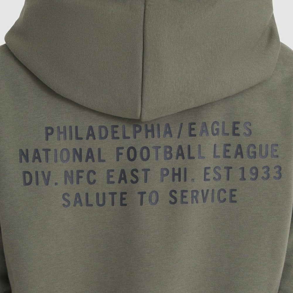 Philadelphia Eagles Women's 2025 Salute to Service Sideline Standard Issue Dri-FIT Hoodie Olive