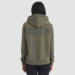 Cincinnati Bengals Women's 2025 Salute to Service Sideline Standard Issue Dri-FIT Hoodie Olive
