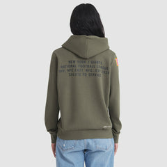 New York Giants Women's 2025 Salute to Service Sideline Standard Issue Dri-FIT Hoodie Olive