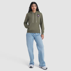New York Giants Women's 2025 Salute to Service Sideline Standard Issue Dri-FIT Hoodie Olive