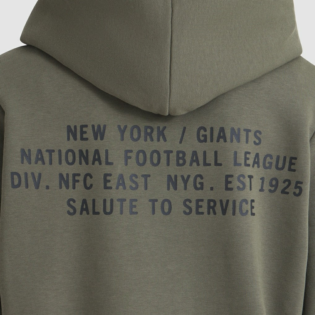 New York Giants Women's 2025 Salute to Service Sideline Standard Issue Dri-FIT Hoodie Olive