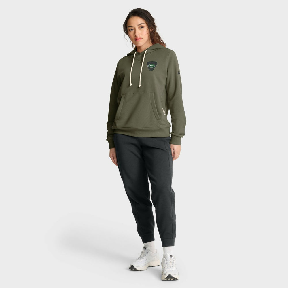 New York Jets Women's 2025 Salute to Service Sideline Standard Issue Dri-FIT Hoodie Olive