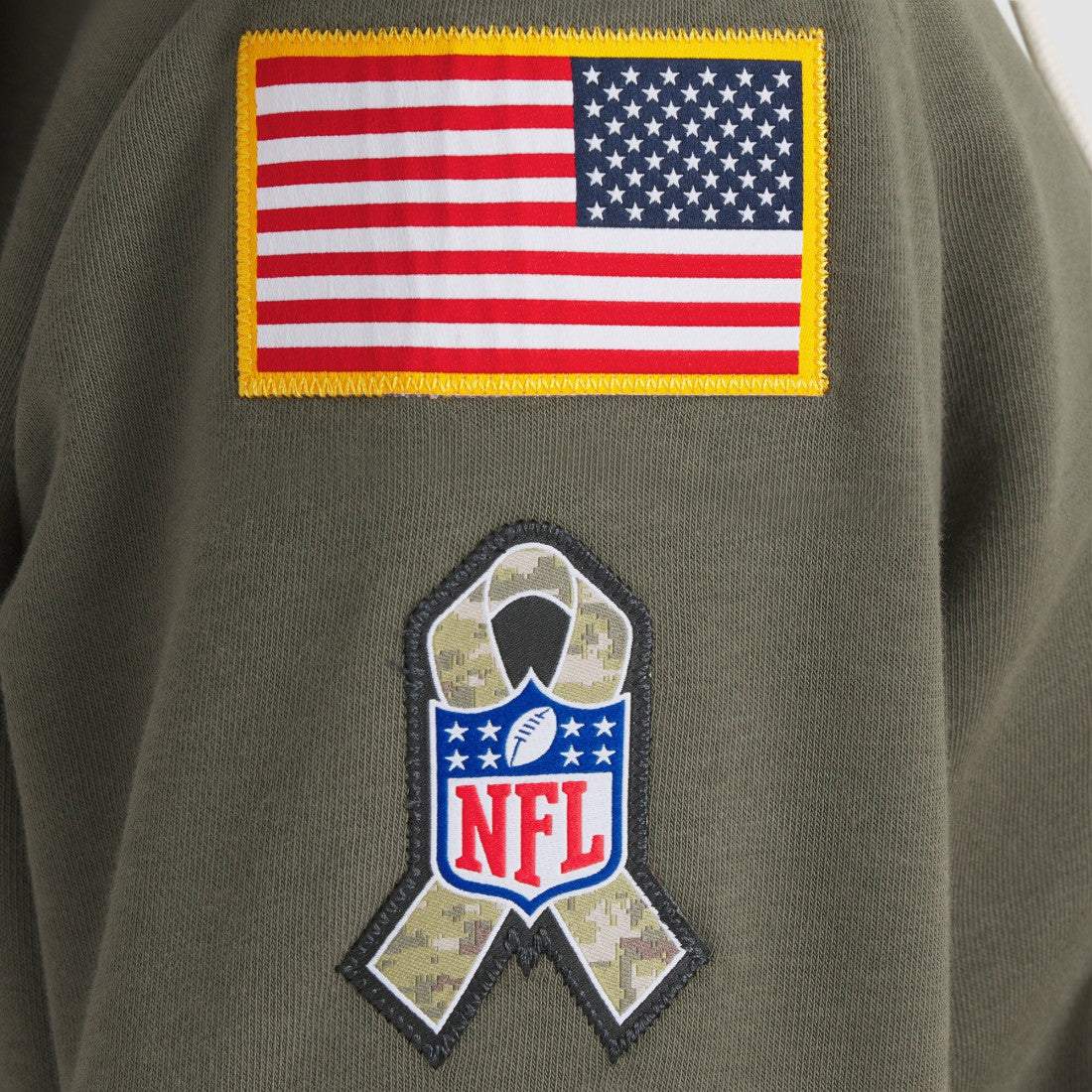 Green Bay Packers Women's 2025 Salute to Service Sideline Standard Issue Dri-FIT Hoodie Olive