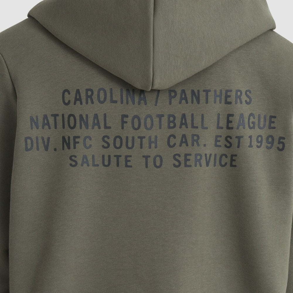 Carolina Panthers Women's 2025 Salute to Service Sideline Standard Issue Dri-FIT Hoodie Olive