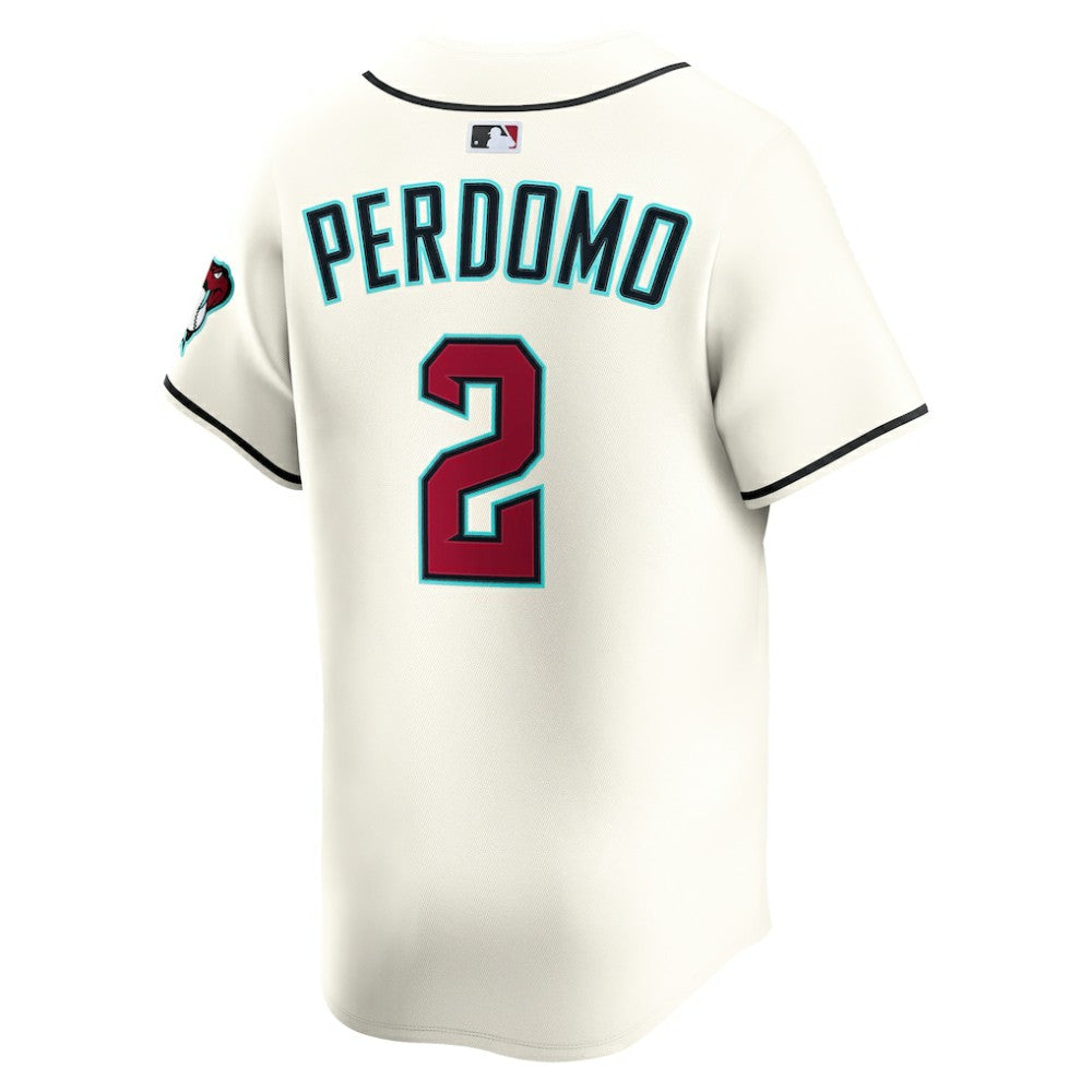 Geraldo Perdomo Arizona Diamondbacks Nike Home Limited Player Jersey - Cream Jerseys