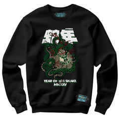 Milwaukee Bucks NBALab x Hyperfly Unisex Year of the Snake Lunar New Year Collection Sweatshirt Black
