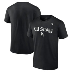 Los Angeles Dodgers Fanatics Unisex LA Strong T-Shirt - Black T-shirts