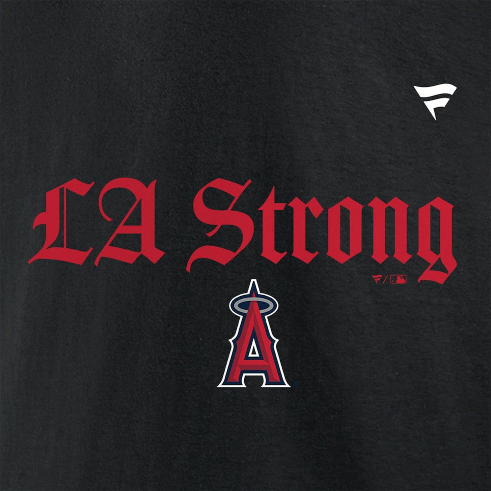 Los Angeles Angels Fanatics Unisex LA Strong T-Shirt - Black T-shirts