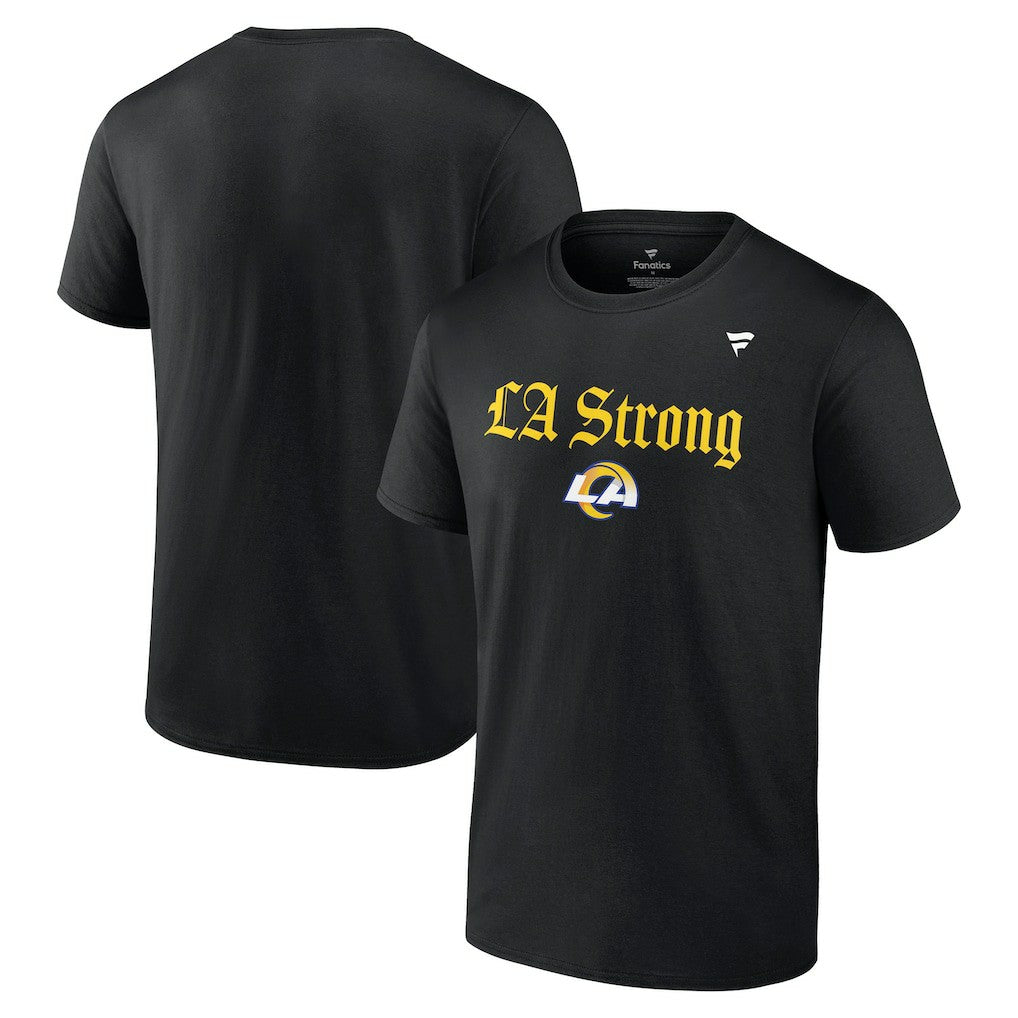 Los Angeles Rams Unisex LA Strong T-Shirt Black