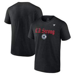 LA Clippers Unisex LA Strong T-Shirt Black
