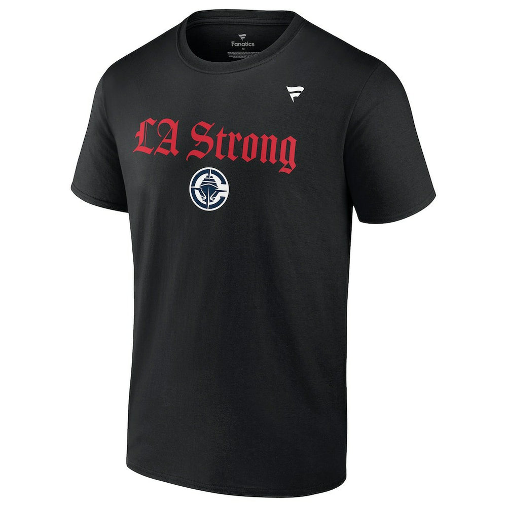 LA Clippers Unisex LA Strong T-Shirt Black