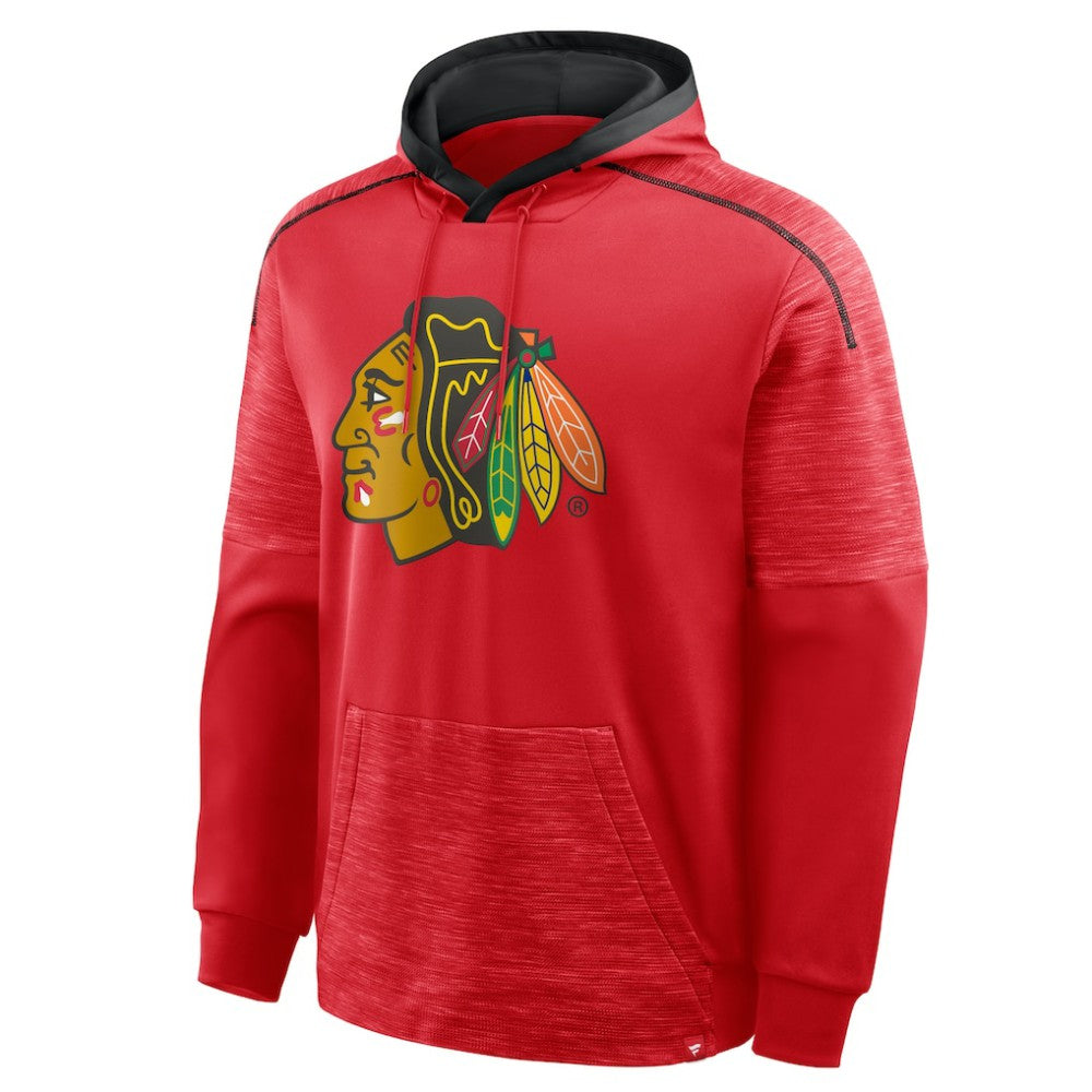 NHL Chicago Blackhawks Fanatics Goaltender Defender Pullover Hoodie - Red