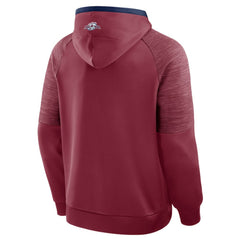 NHL Colorado Avalanche Fanatics Goaltender Defender Pullover Hoodie - Burgundy