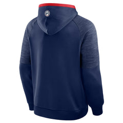 NHL Columbus Blue Jackets Fanatics Goaltender Defender Pullover Hoodie - Navy