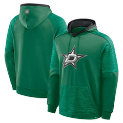 NHL Dallas Stars Fanatics Goaltender Defender Pullover Hoodie - Kelly Green