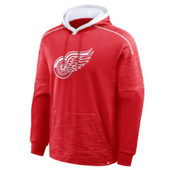 NHL Detroit Red Wings Fanatics Goaltender Defender Pullover Hoodie - Red