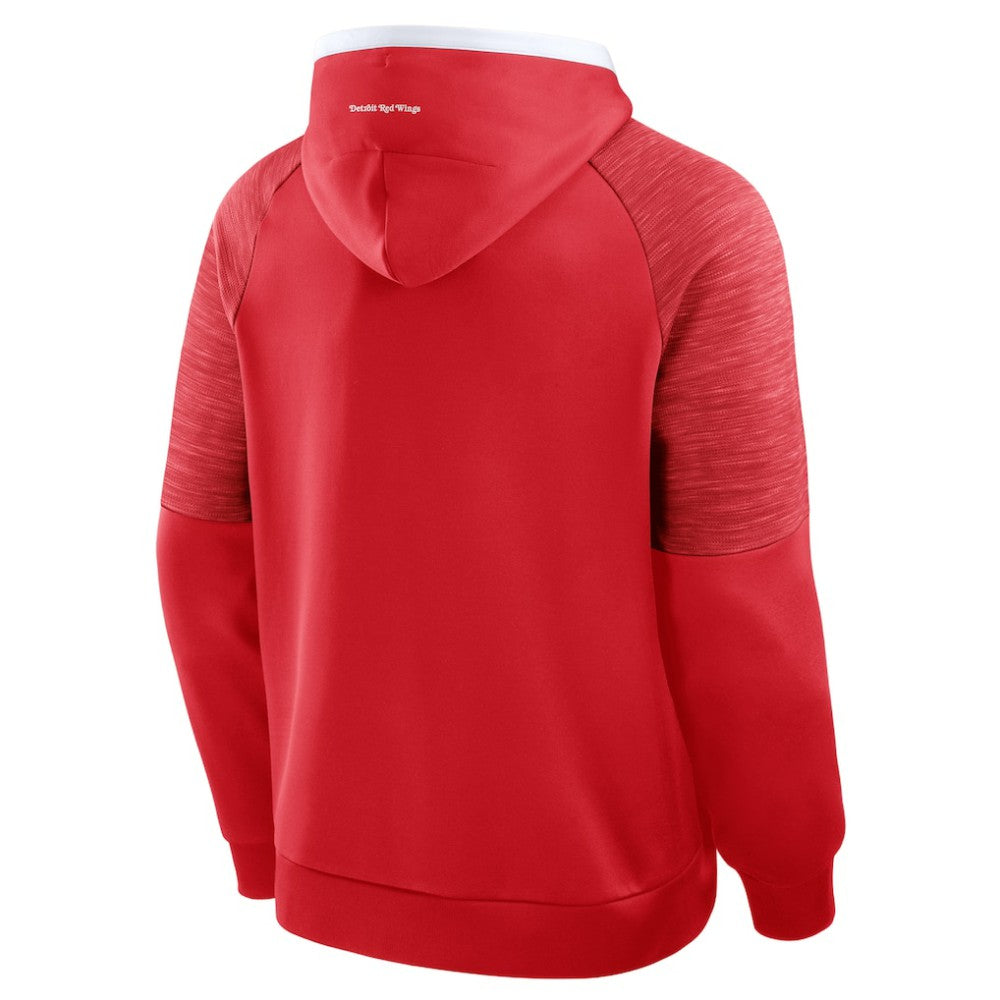 NHL Detroit Red Wings Fanatics Goaltender Defender Pullover Hoodie - Red