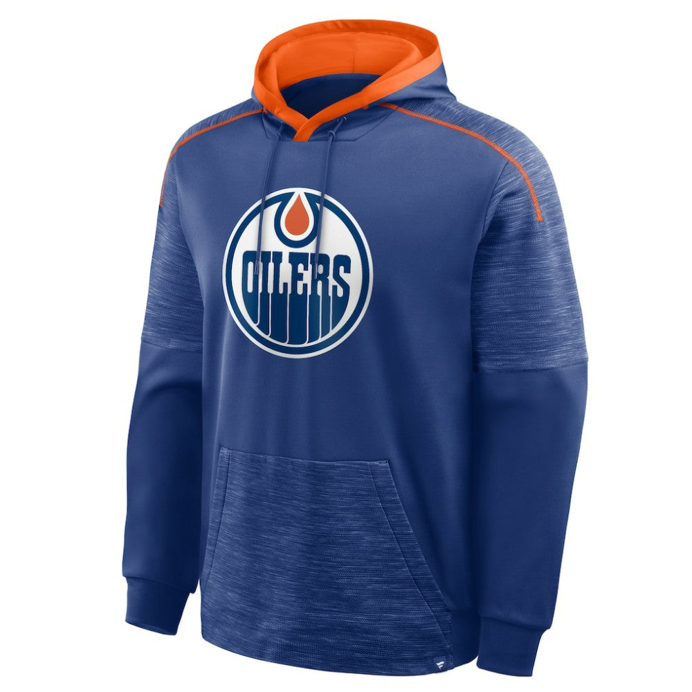 NHL Edmonton Oilers Fanatics Goaltender Defender Pullover Hoodie - Royal