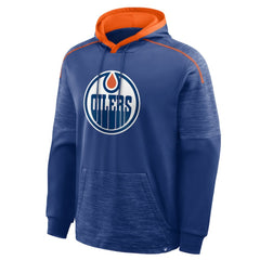 NHL Edmonton Oilers Fanatics Goaltender Defender Pullover Hoodie - Royal