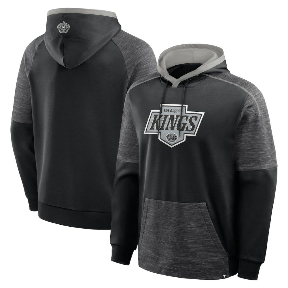NHL Los Angeles Kings Fanatics Goaltender Defender Pullover Hoodie - Black