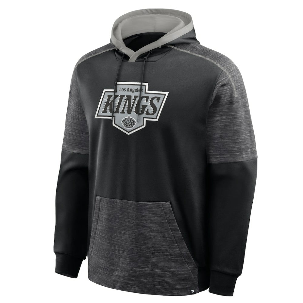 NHL Los Angeles Kings Fanatics Goaltender Defender Pullover Hoodie - Black
