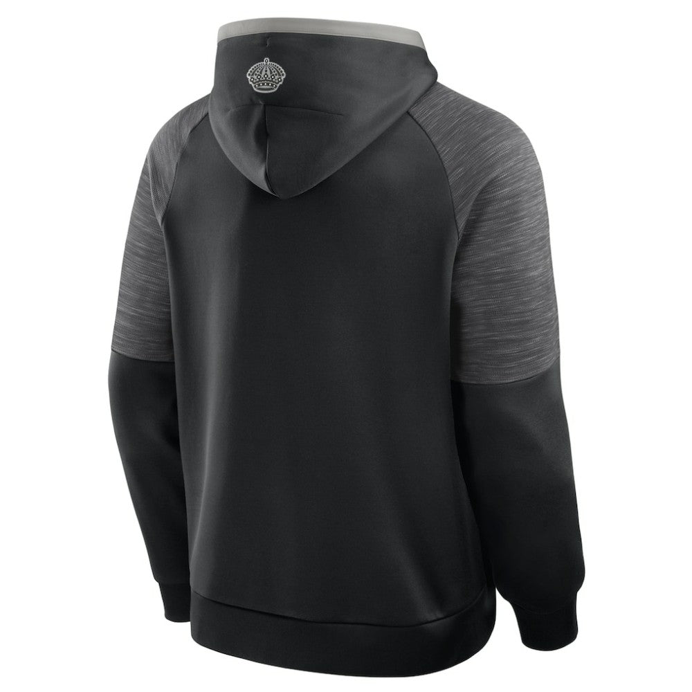 NHL Los Angeles Kings Fanatics Goaltender Defender Pullover Hoodie - Black