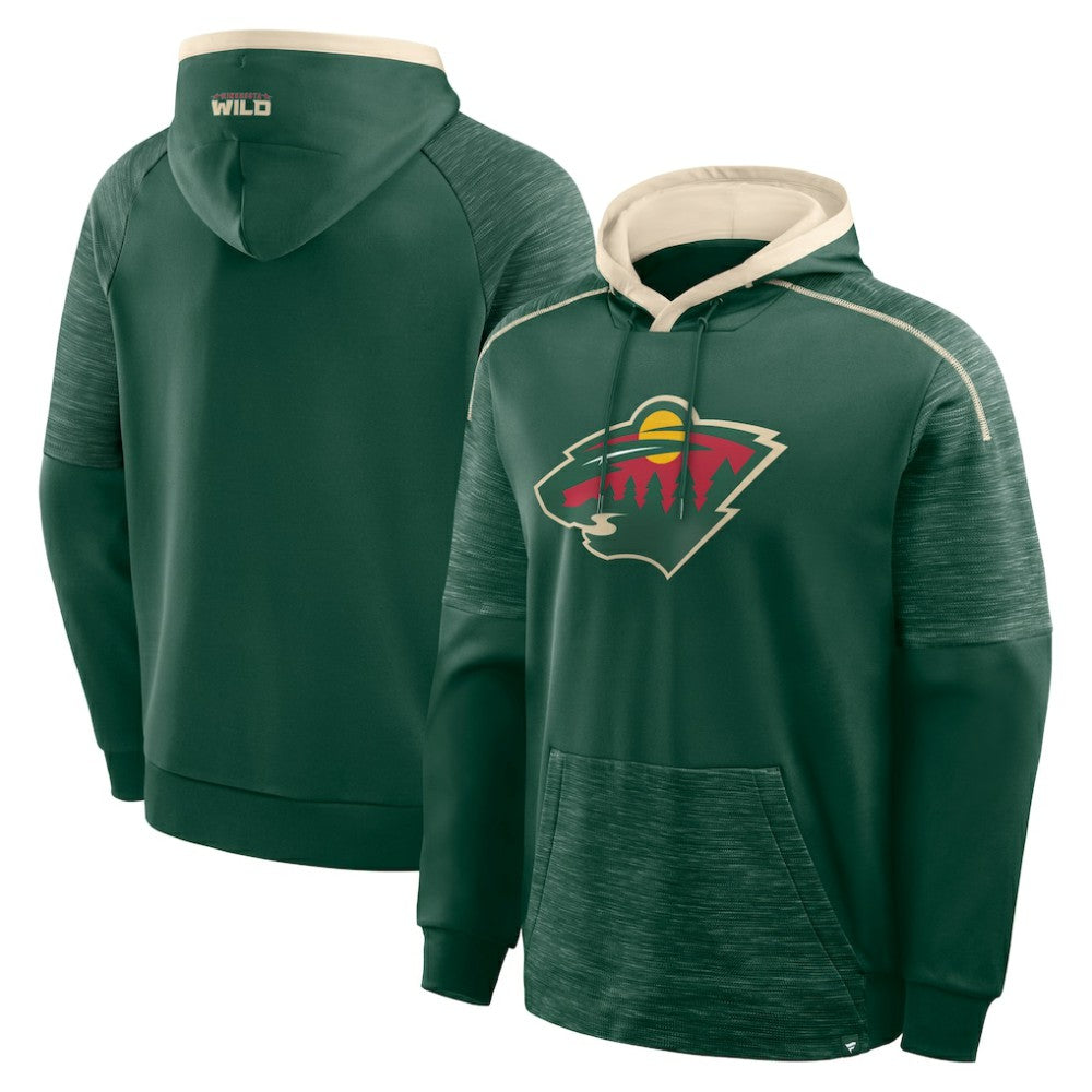 NHL Minnesota Wild Fanatics Goaltender Defender Pullover Hoodie - Green