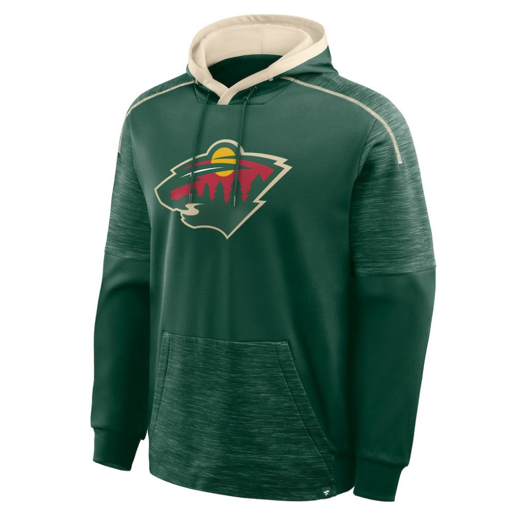 NHL Minnesota Wild Fanatics Goaltender Defender Pullover Hoodie - Green