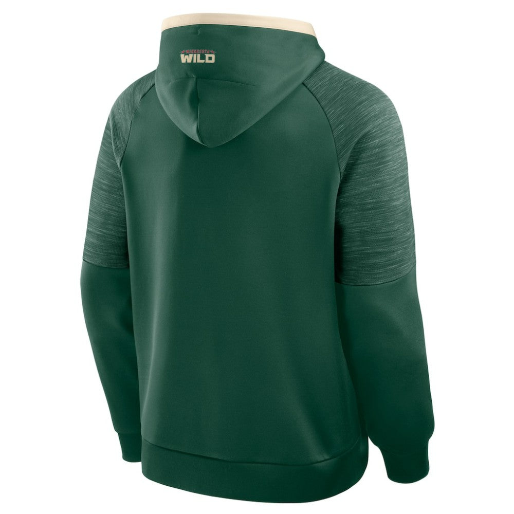NHL Minnesota Wild Fanatics Goaltender Defender Pullover Hoodie - Green